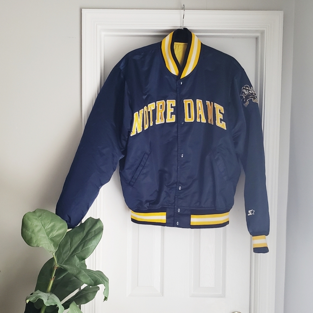 Vintage Starter Notre Dame Jacket